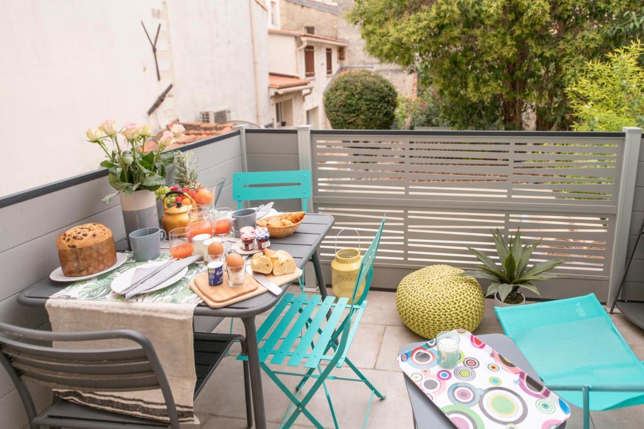 Suite Oisivete Avec Terrasse Vue Sur Patio Et Clim Montpellier Exterior photo